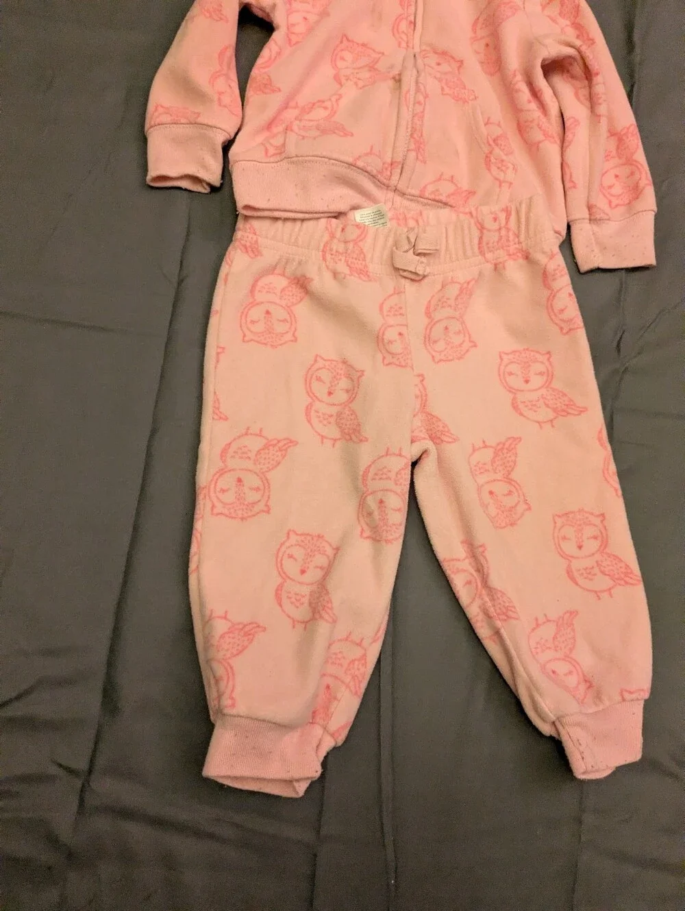 pink owl winter set
